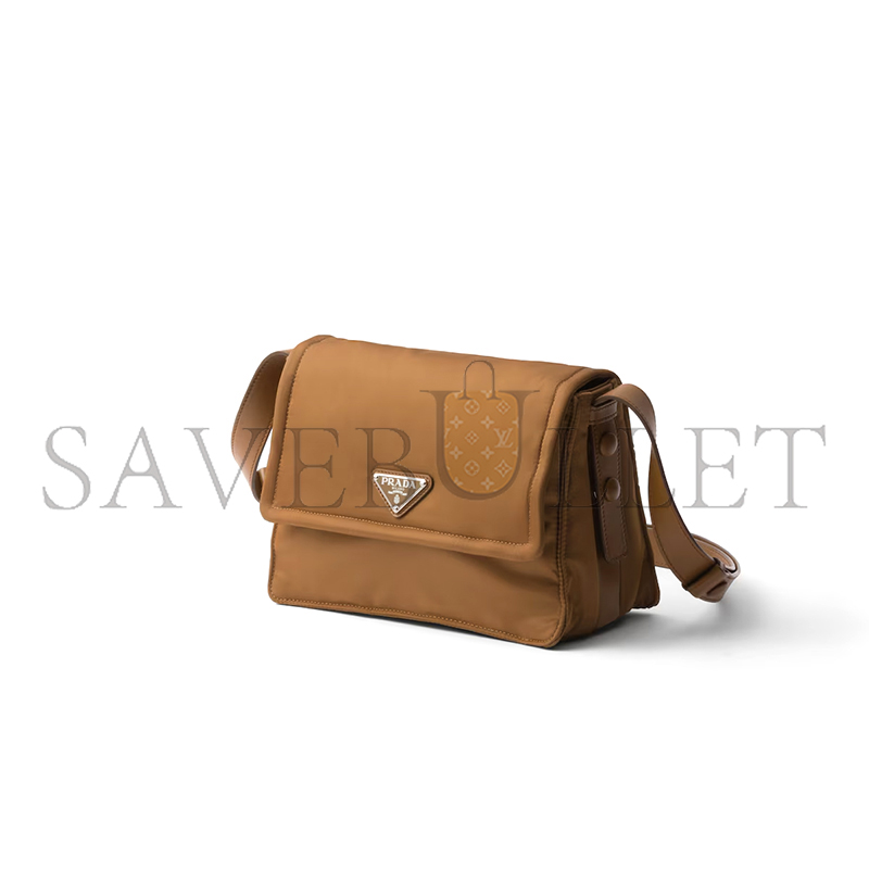 Pra*a traveller small padded re-nylon shoulder bag 1bd313 (23*16*11cm)